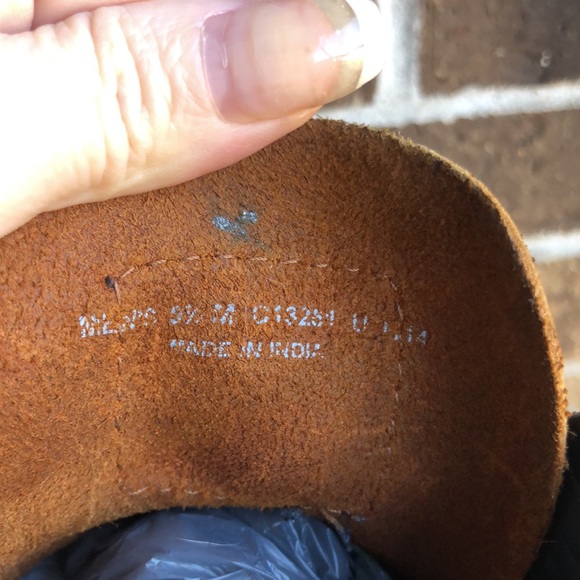 COLE HAAN Brown Genuine Learner Combat Boots with leather laces - Picture 12 of 12